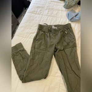 Forest green joggers size medium